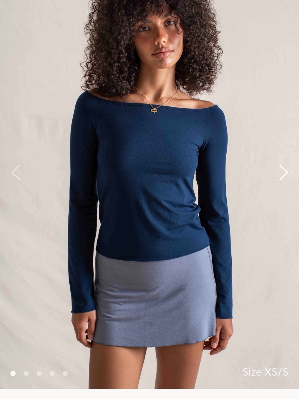 NWT Indigo Luna Layla Longsleeve Navy